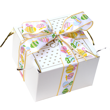 Easter Egg Ribbon Cookie Gift Box