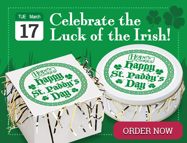 ST Paddy's Day cookie gifts