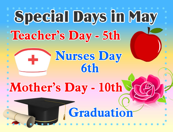 May Dates for cookie gifts