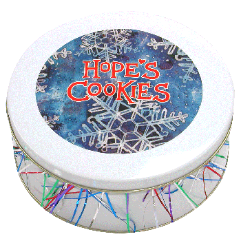 Snowflake Cookie Gift Tin